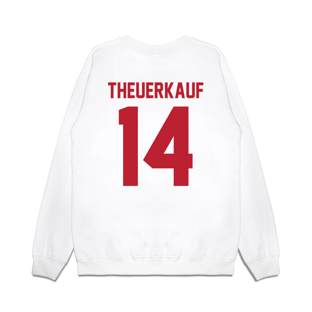 Georgia - NCAA Women's Basketball : Rylie Theuerkauf - Vintage Shersey Premium Crewneck Sweatshirt-1