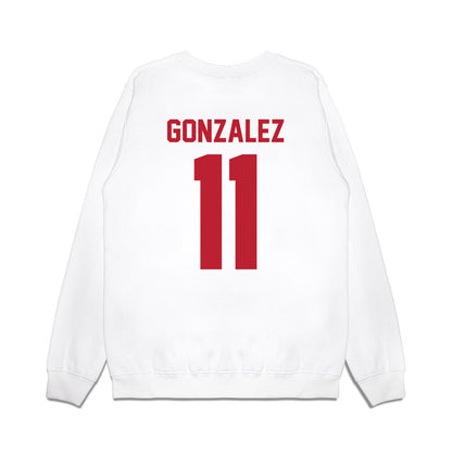 Georgia - NCAA Women's Basketball : Enjulina Gonzalez - Vintage Shersey Premium Crewneck Sweatshirt-1