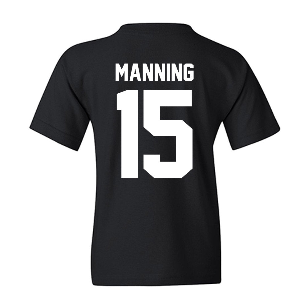 Kansas State - NCAA Men's Basketball : Taj Manning - Vintage Basketball Youth T-Shirt-1