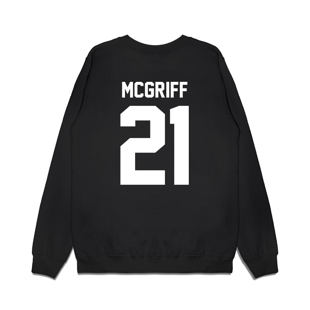 Kansas State - NCAA Men's Basketball : Khamari McGriff - Vintage Basketball Premium Crewneck Sweatshirt-1
