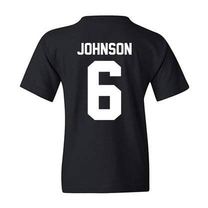 Kansas State - NCAA Men's Basketball : Marcus Johnson - Vintage Basketball Youth T-Shirt-1