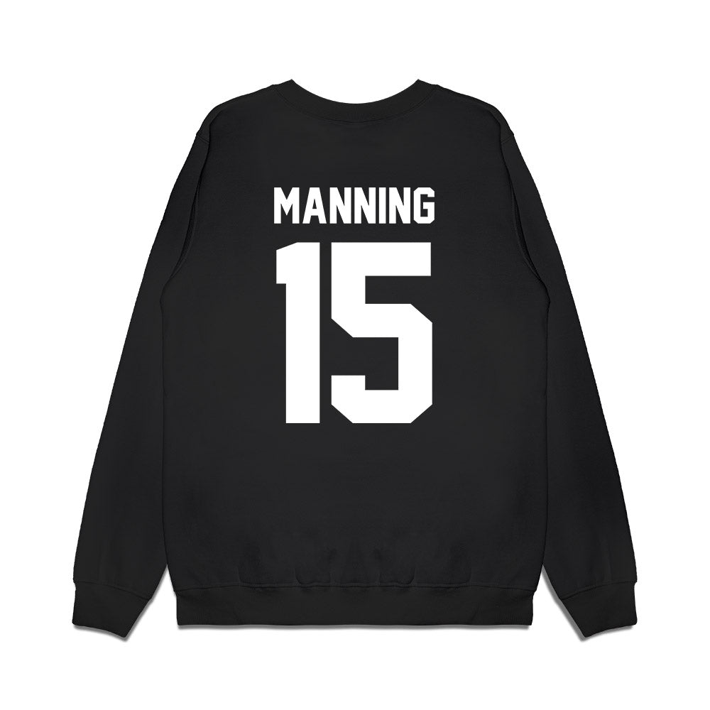 Kansas State - NCAA Men's Basketball : Taj Manning - Vintage Basketball Premium Crewneck Sweatshirt-1