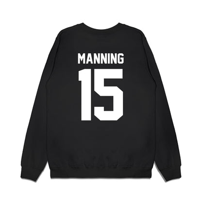 Kansas State - NCAA Men's Basketball : Taj Manning - Vintage Basketball Premium Crewneck Sweatshirt-1