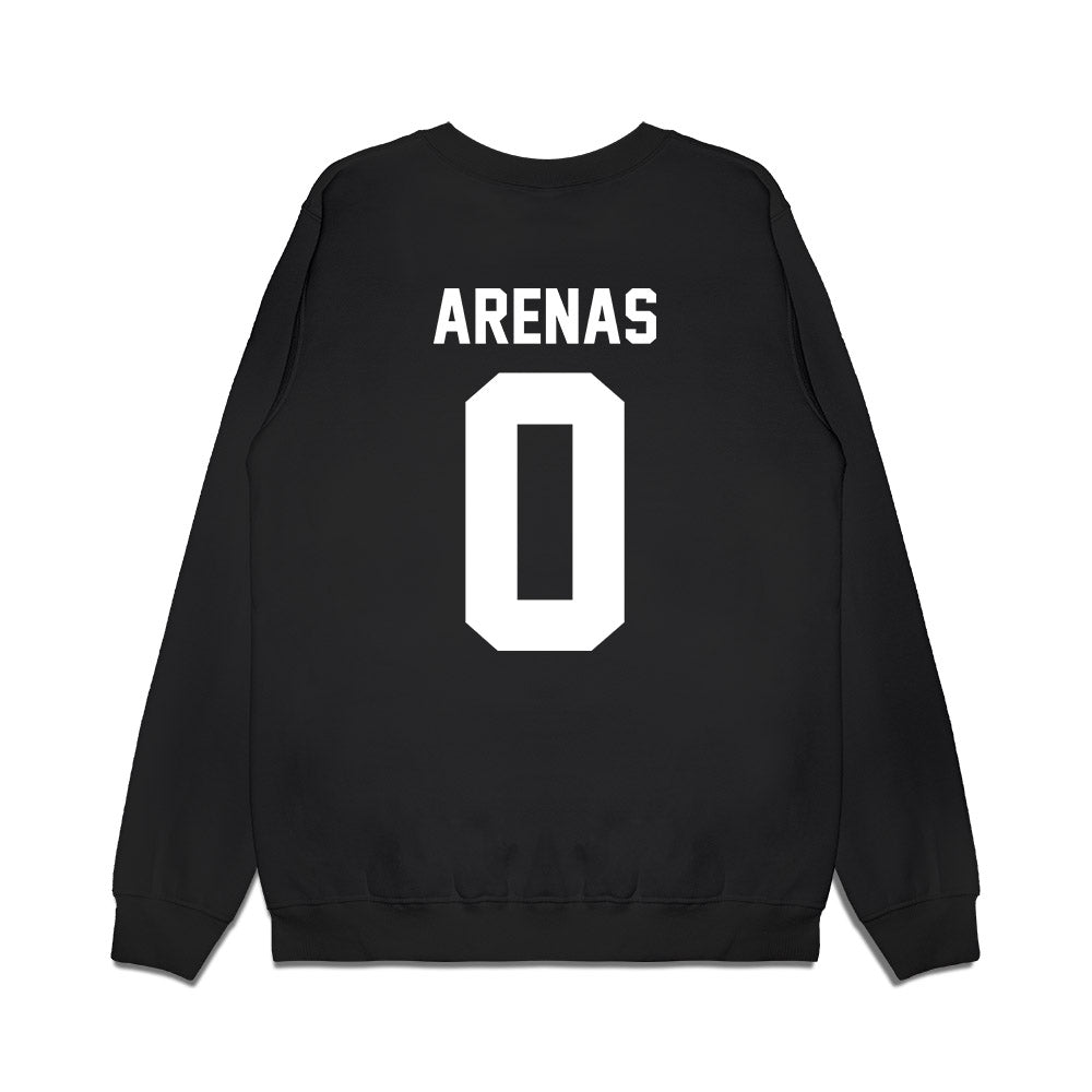 Kansas State - NCAA Women's Basketball : Izela Arenas - Vintage Basketball Premium Crewneck Sweatshirt-1