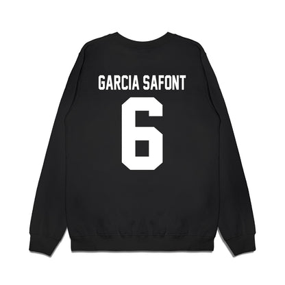 Kansas State - NCAA Women's Basketball : Gina Garcia Safont - Vintage Basketball Premium Crewneck Sweatshirt-1