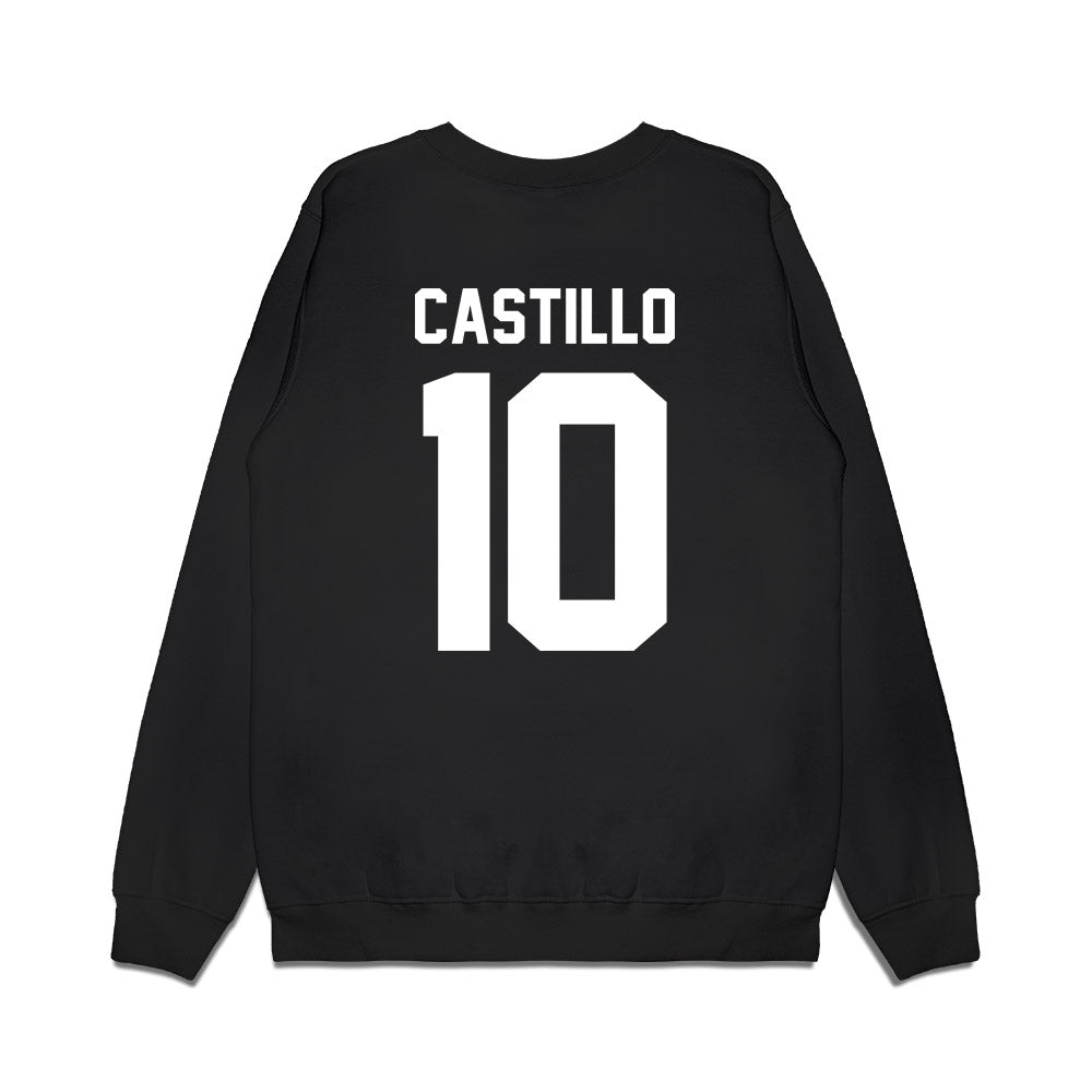Kansas State - NCAA Men's Basketball : David Castillo - Vintage Basketball Premium Crewneck Sweatshirt-1