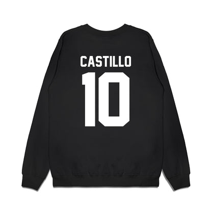 Kansas State - NCAA Men's Basketball : David Castillo - Vintage Basketball Premium Crewneck Sweatshirt-1