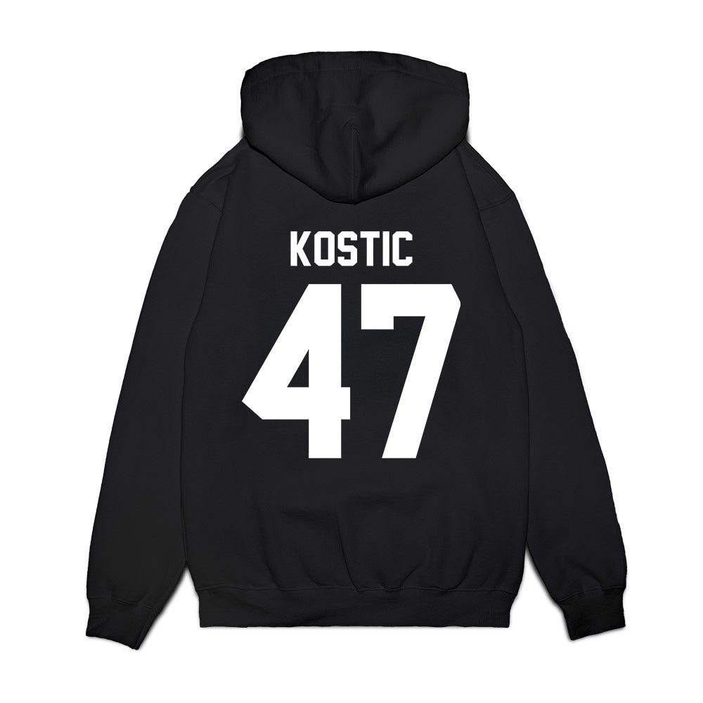 Kansas State - NCAA Men's Basketball : Andrej Kostic - Vintage Basketball Premium Hooded Sweatshirt-1