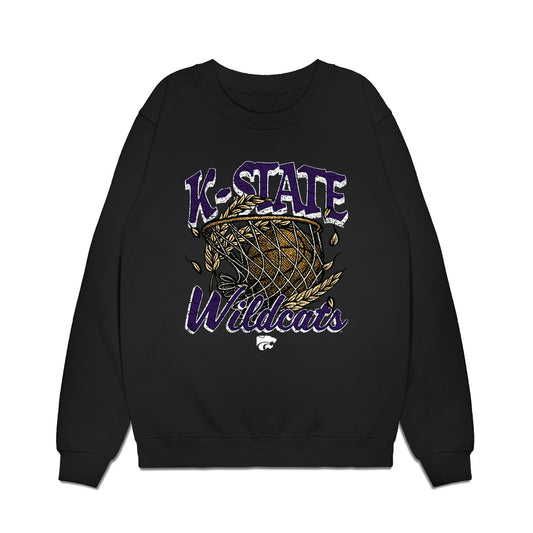 Kansas State - NCAA Men's Basketball : Pj Haggerty - Vintage Basketball Premium Crewneck Sweatshirt-0