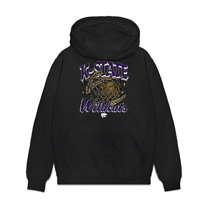 Kansas State - NCAA Men's Basketball : Marcus Johnson - Vintage Basketball Premium Hooded Sweatshirt-0