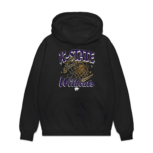 Kansas State - NCAA Women's Basketball : Gina Garcia Safont - Vintage Basketball Premium Hooded Sweatshirt-0