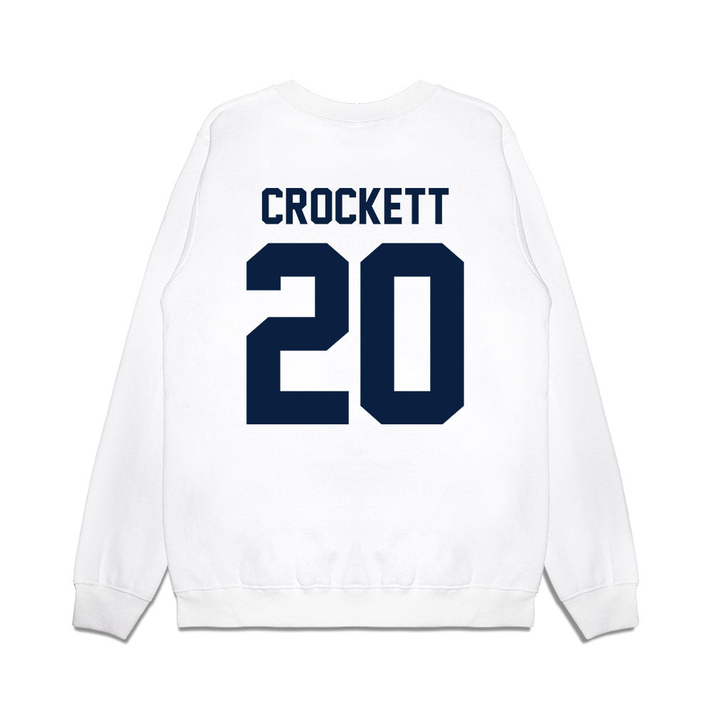 Michigan - NCAA Women's Basketball : Alyssa Crockett - Vintage Shersey Premium Crewneck Sweatshirt-1