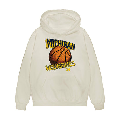 Michigan - NCAA Women's Basketball : Alyssa Crockett - Vintage Shersey Premium Hooded Sweatshirt-0