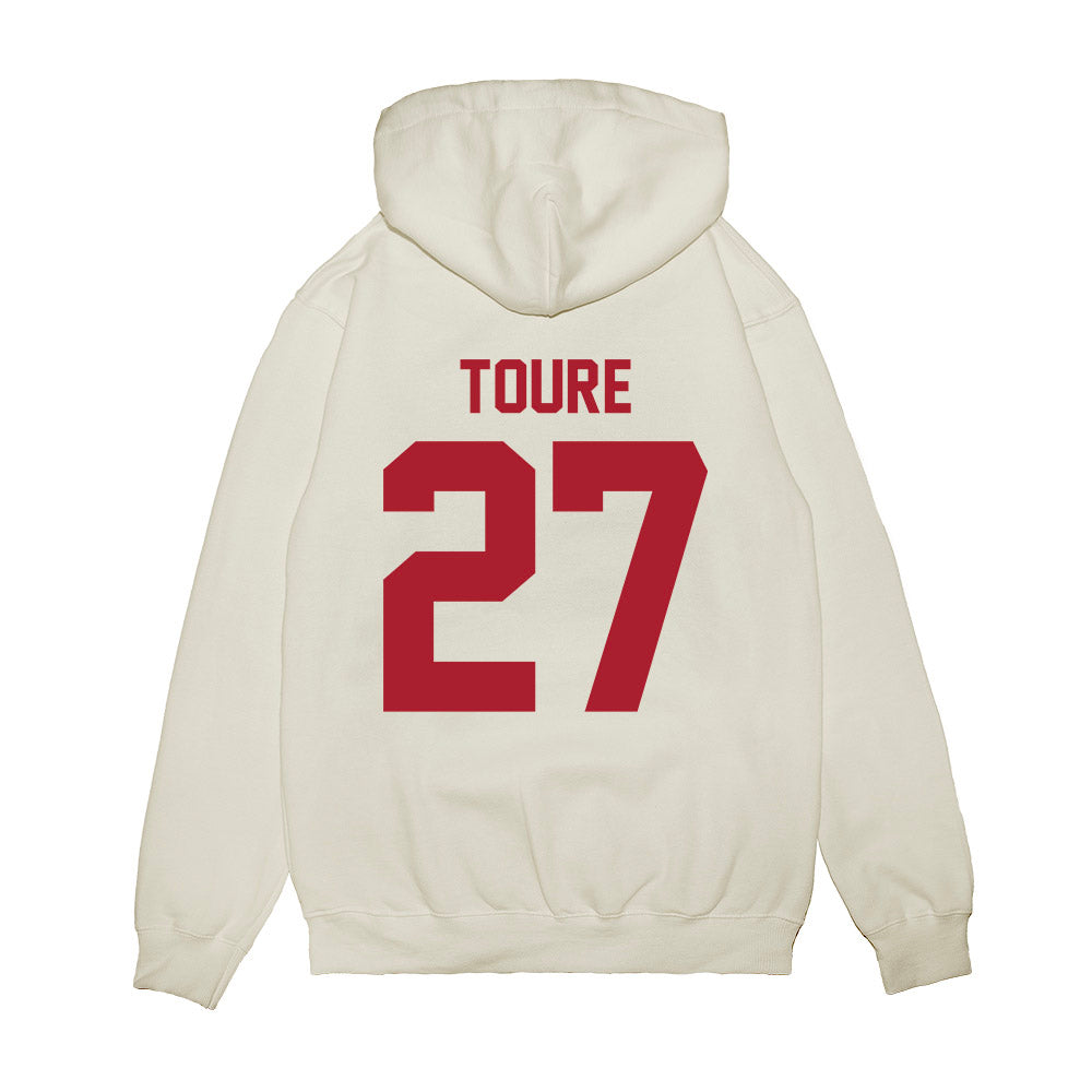 Iowa State - NCAA Men's Basketball : Killyan Toure - Vintage Shersey Premium Hooded Sweatshirt-1