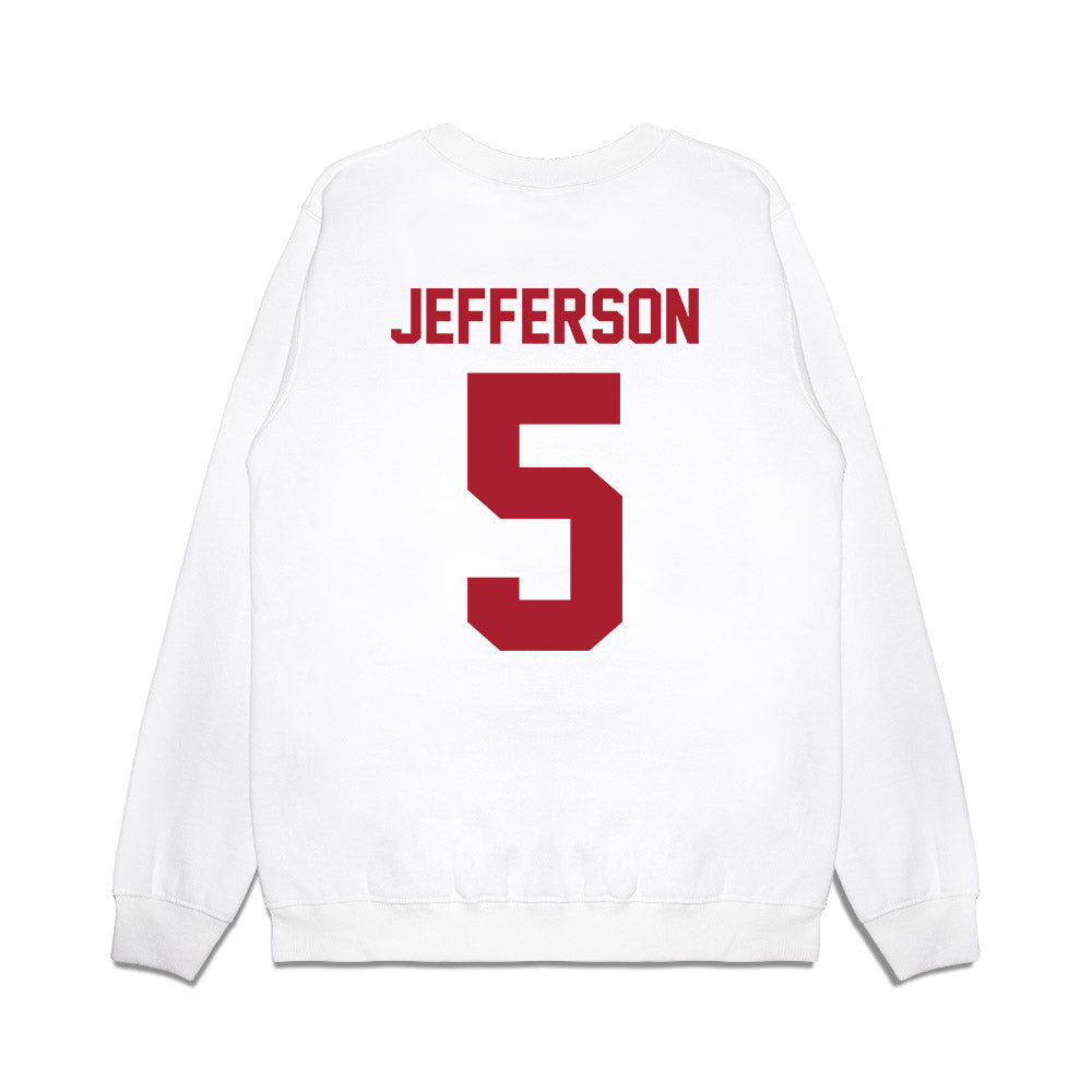 Iowa State - NCAA Men's Basketball : Joshua Jefferson - Vintage Shersey Premium Crewneck Sweatshirt-1