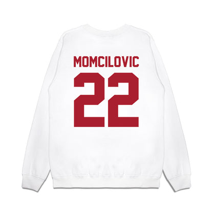 Iowa State - NCAA Men's Basketball : Milan Momcilovic - Vintage Shersey Premium Crewneck Sweatshirt-1