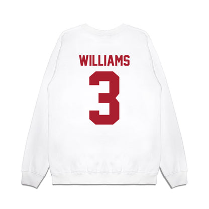 Iowa State - NCAA Women's Basketball : Alisa Williams - Vintage Shersey Premium Crewneck Sweatshirt-1