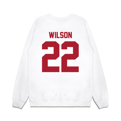 Iowa State - NCAA Women's Basketball : Reagan Wilson - Vintage Shersey Premium Crewneck Sweatshirt-1