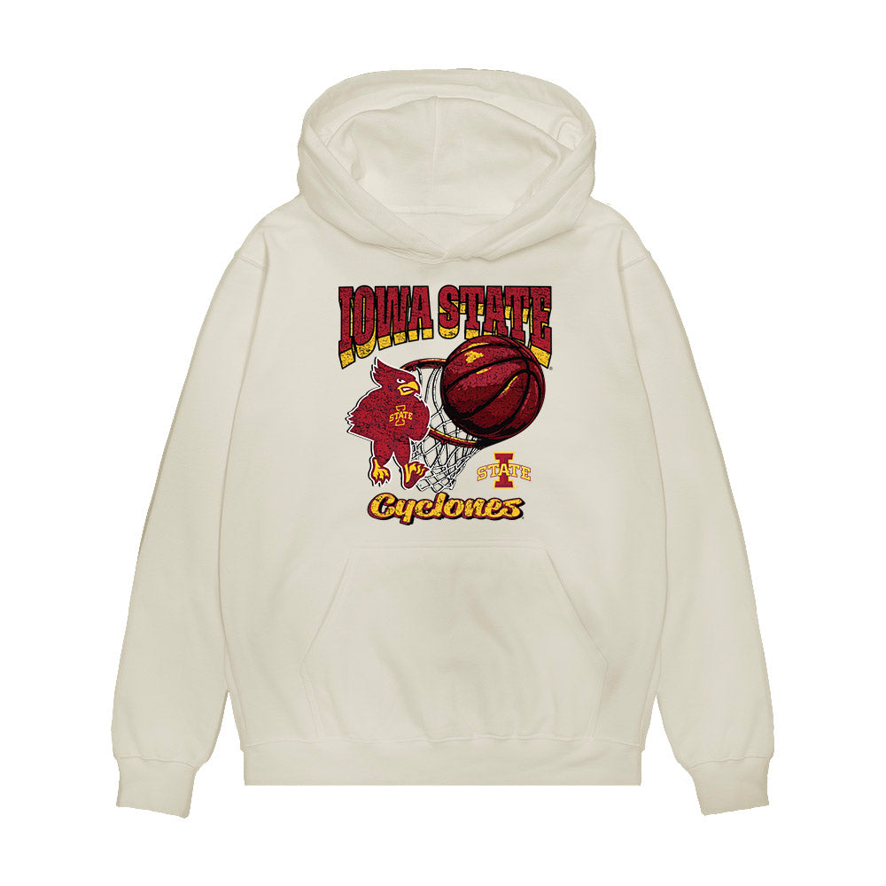 Iowa State - NCAA Men's Basketball : Killyan Toure - Vintage Shersey Premium Hooded Sweatshirt-0