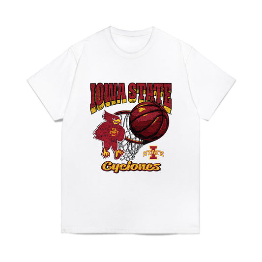 Iowa State - NCAA Men's Basketball : Anthony Rise - Vintage Shersey Comfort Colors T-Shirt-0