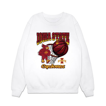 Iowa State - NCAA Women's Basketball : Freya Jensen - Vintage Shersey Premium Crewneck Sweatshirt-0
