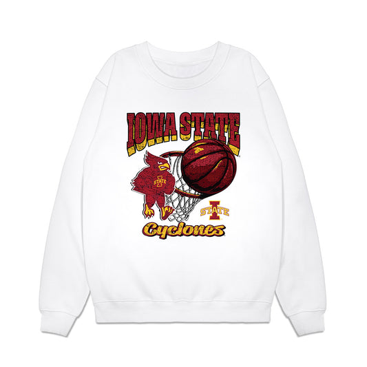 Iowa State - NCAA Women's Basketball : Freya Jensen - Vintage Shersey Premium Crewneck Sweatshirt-0
