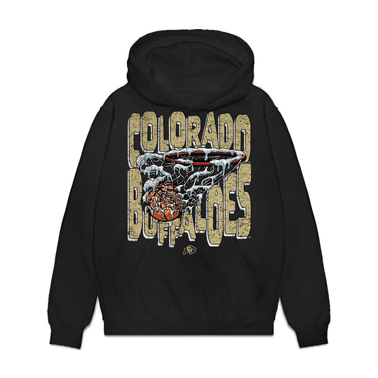 Colorado - NCAA Women's Basketball : Anaelle Dutat - Vintage Shersey Premium Hooded Sweatshirt-0