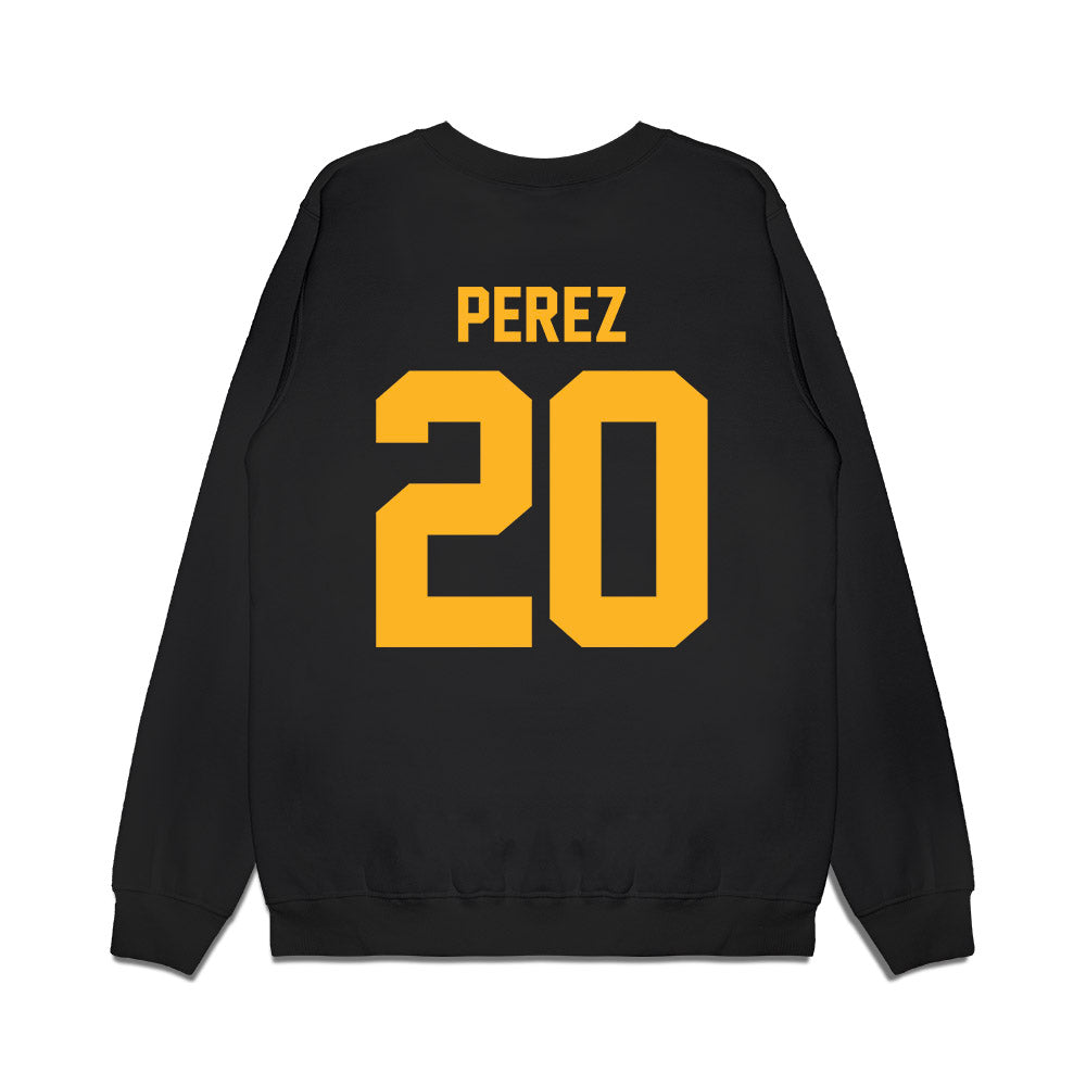 Baylor - NCAA Men's Basketball : Maikcol Perez - Vintage Shersey Premium Crewneck Sweatshirt-1