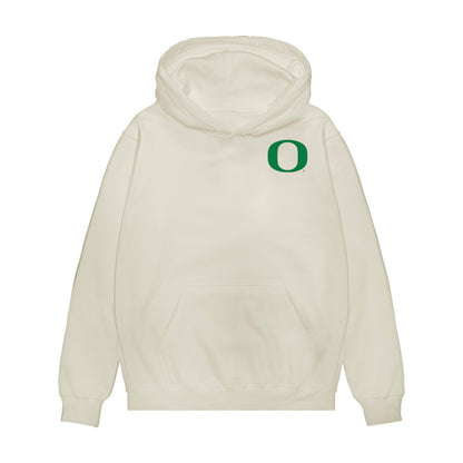 Oregon - NCAA Football : Noah Whittington - Touchdown Graphic Premium Hooded Sweatshirt-0