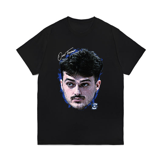 Creighton - NCAA Men's Basketball : Owen Freeman - Game Face Comfort Colors T-Shirt-0