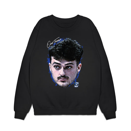 Creighton - NCAA Men's Basketball : Owen Freeman - Game Face Premium Crewneck Sweatshirt-0
