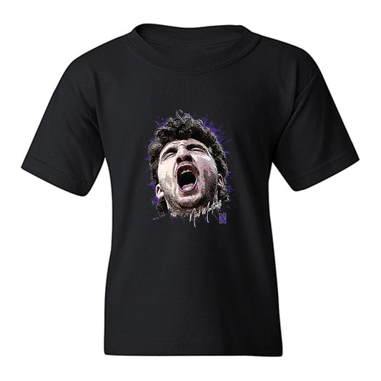Northwestern - NCAA Men's Basketball : Nicholas Martinelli - Game Face Youth T-Shirt-0