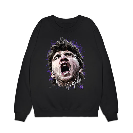 Northwestern - NCAA Men's Basketball : Nicholas Martinelli - Game Face Premium Crewneck Sweatshirt-0