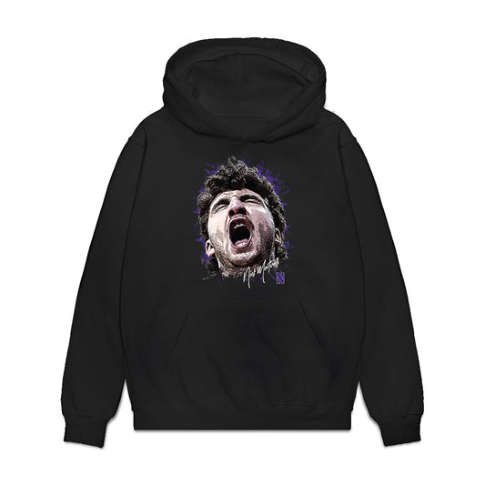 Northwestern - NCAA Men's Basketball : Nicholas Martinelli - Game Face Premium Hooded Sweatshirt-0