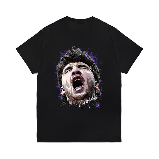 Northwestern - NCAA Men's Basketball : Nicholas Martinelli - Game Face Comfort Colors T-Shirt-0
