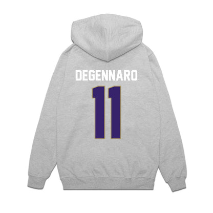 JMU - NCAA Football : Nick DeGennaro - Vintage Football Premium Hooded Sweatshirt-1