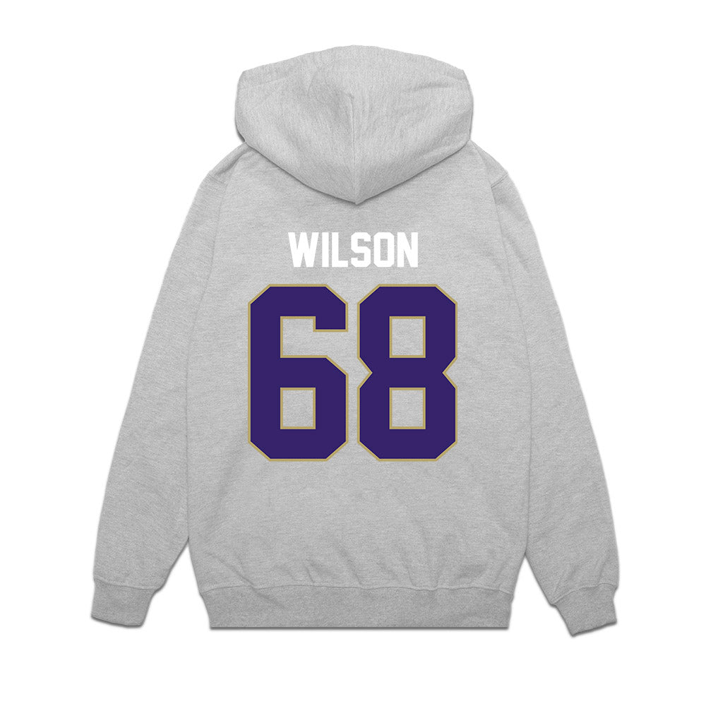 JMU - NCAA Football : Trent Wilson - Vintage Football Premium Hooded Sweatshirt-1