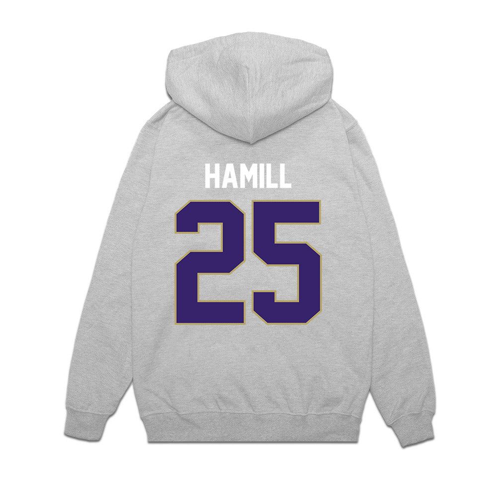 JMU - NCAA Football : Jackson Hamill - Vintage Football Premium Hooded Sweatshirt-1