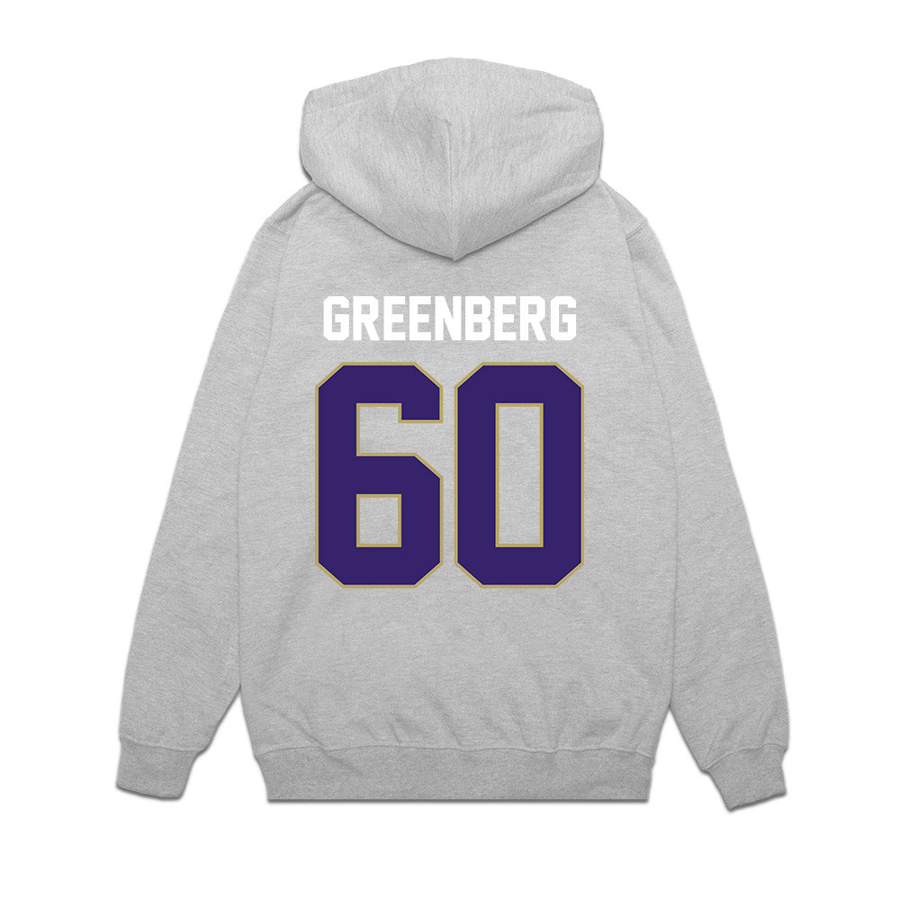 JMU - NCAA Football : Zach Greenberg - Vintage Football Premium Hooded Sweatshirt-1