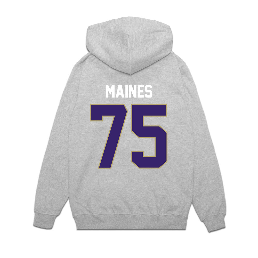 JMU - NCAA Football : Wyatt Maines - Vintage Football Premium Hooded Sweatshirt-1