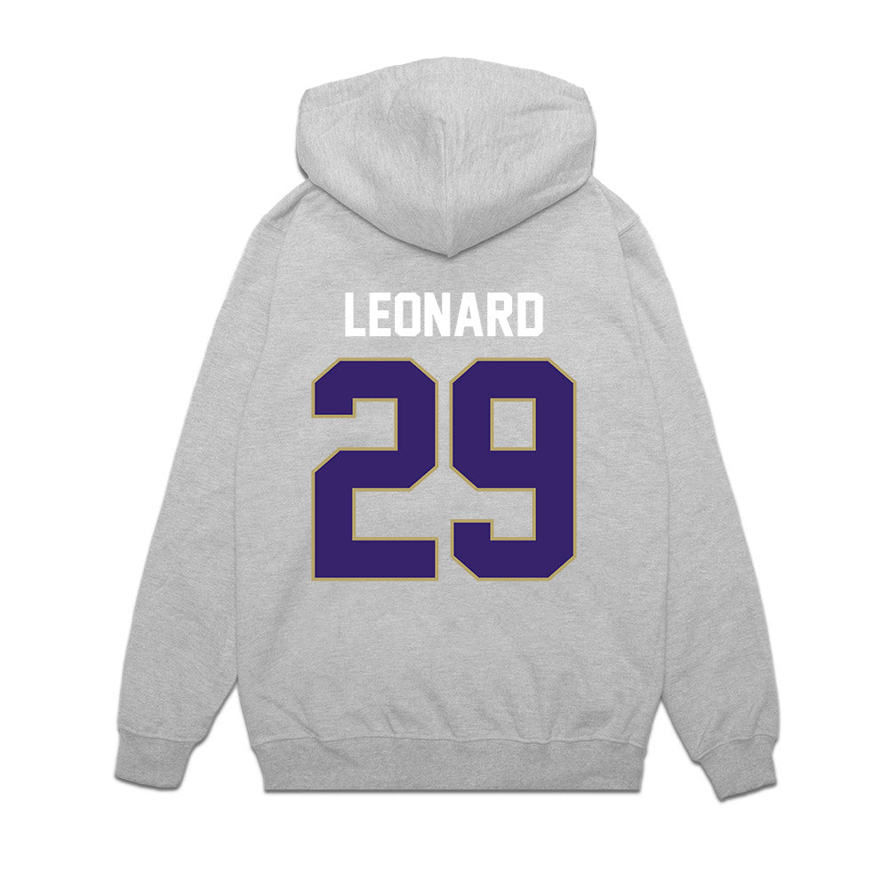 JMU - NCAA Football : Tre Leonard - Vintage Football Premium Hooded Sweatshirt-1