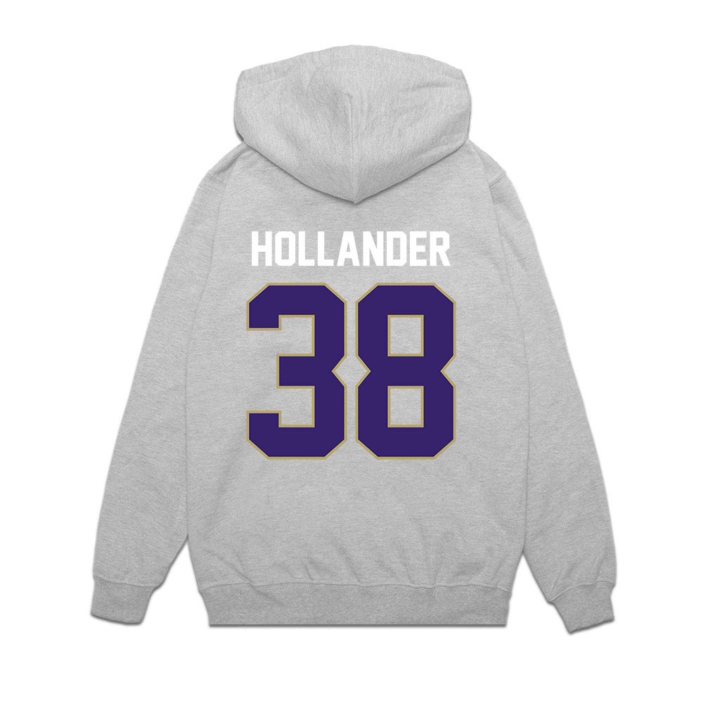 JMU - NCAA Football : Stephen Hollander - Vintage Football Premium Hooded Sweatshirt-1