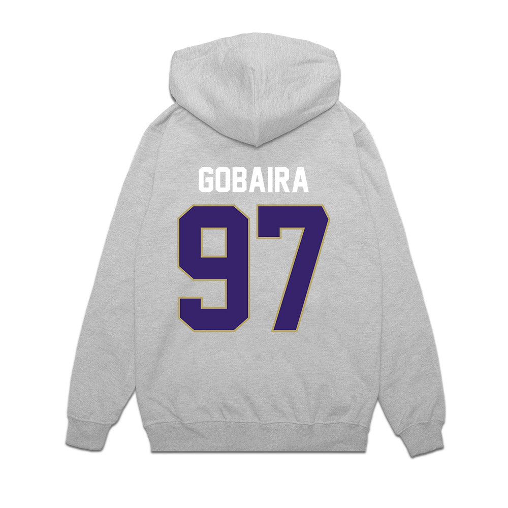 JMU - NCAA Football : Aiden Gobaira - Vintage Football Premium Hooded Sweatshirt-1