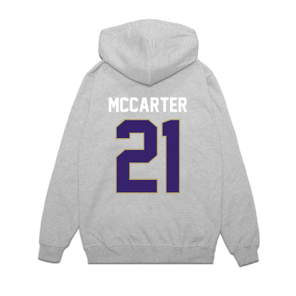 JMU - NCAA Football : Jackson McCarter - Vintage Football Premium Hooded Sweatshirt-1