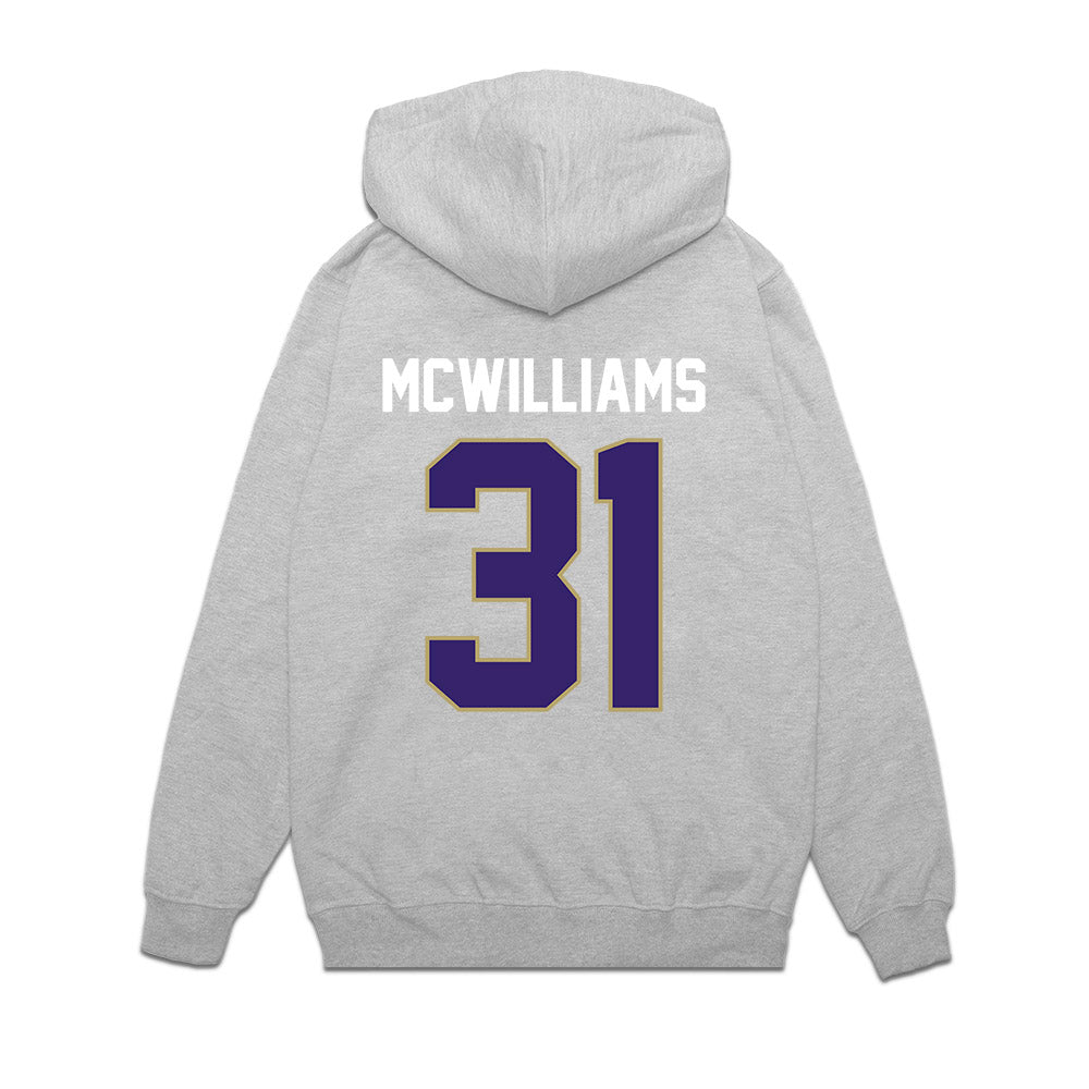 JMU - NCAA Football : Roddrey McWilliams - Vintage Football Premium Hooded Sweatshirt-1