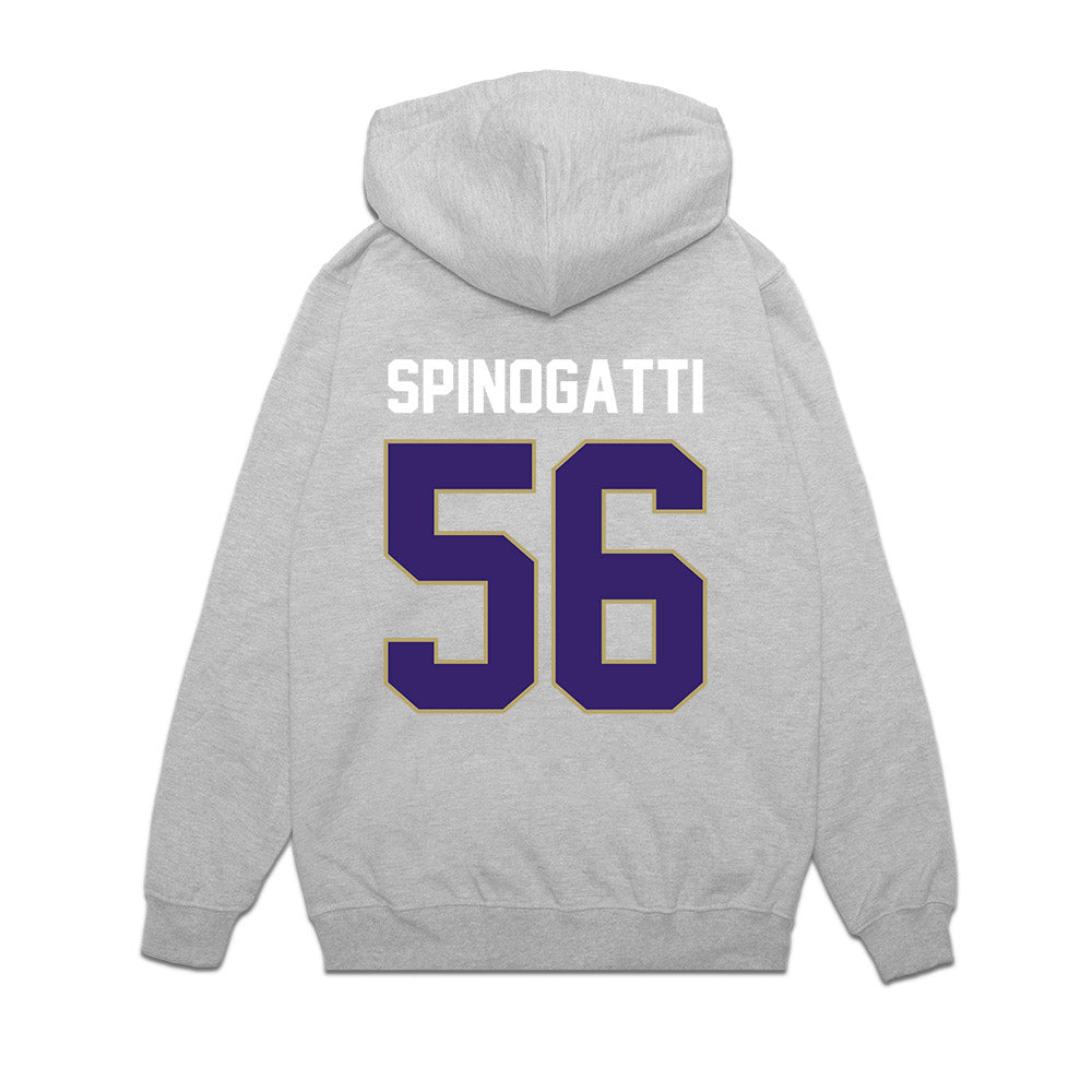 JMU - NCAA Football : Drew Spinogatti - Vintage Football Premium Hooded Sweatshirt-1