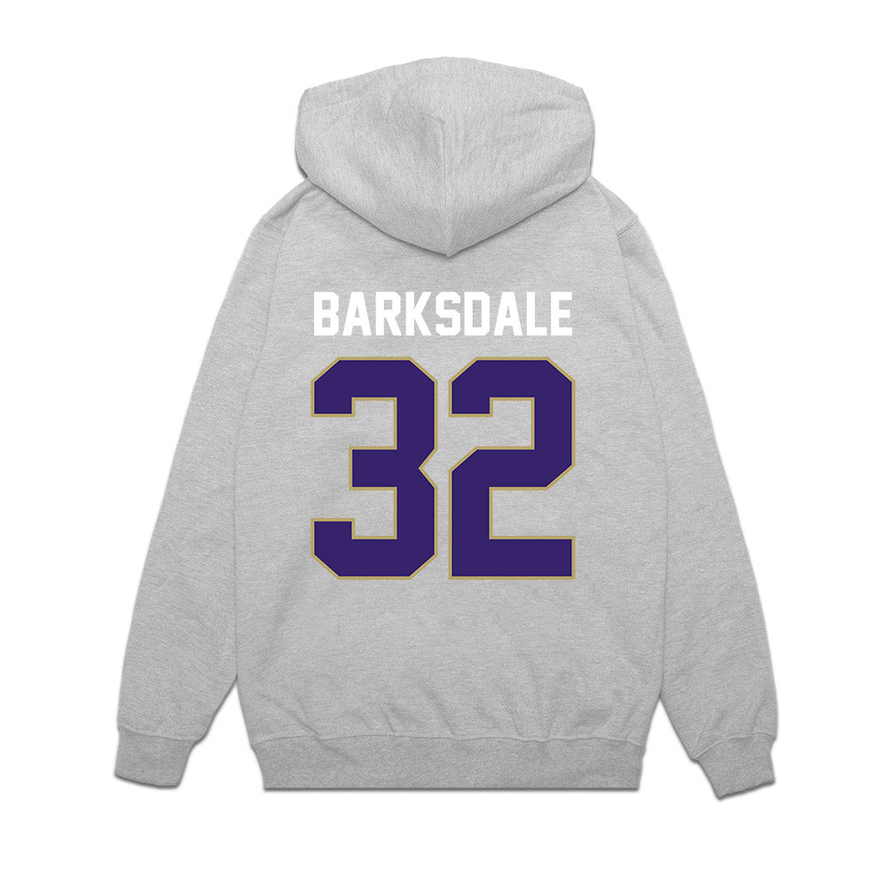 JMU - NCAA Football : DJ Barksdale - Vintage Football Premium Hooded Sweatshirt-1
