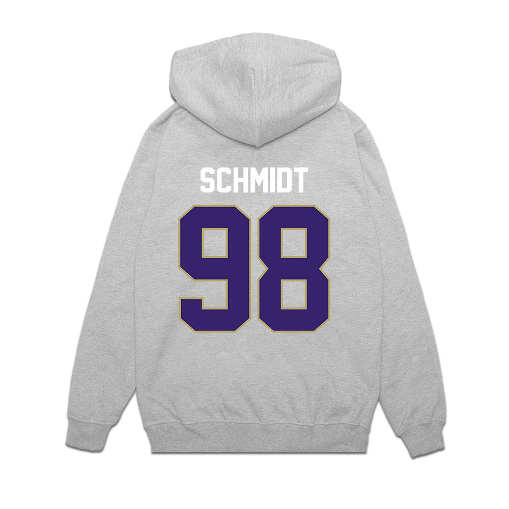 JMU - NCAA Football : Turner Schmidt - Vintage Football Premium Hooded Sweatshirt-1
