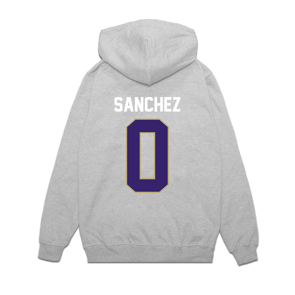 JMU - NCAA Football : Jaylan Sanchez - Vintage Football Premium Hooded Sweatshirt-1