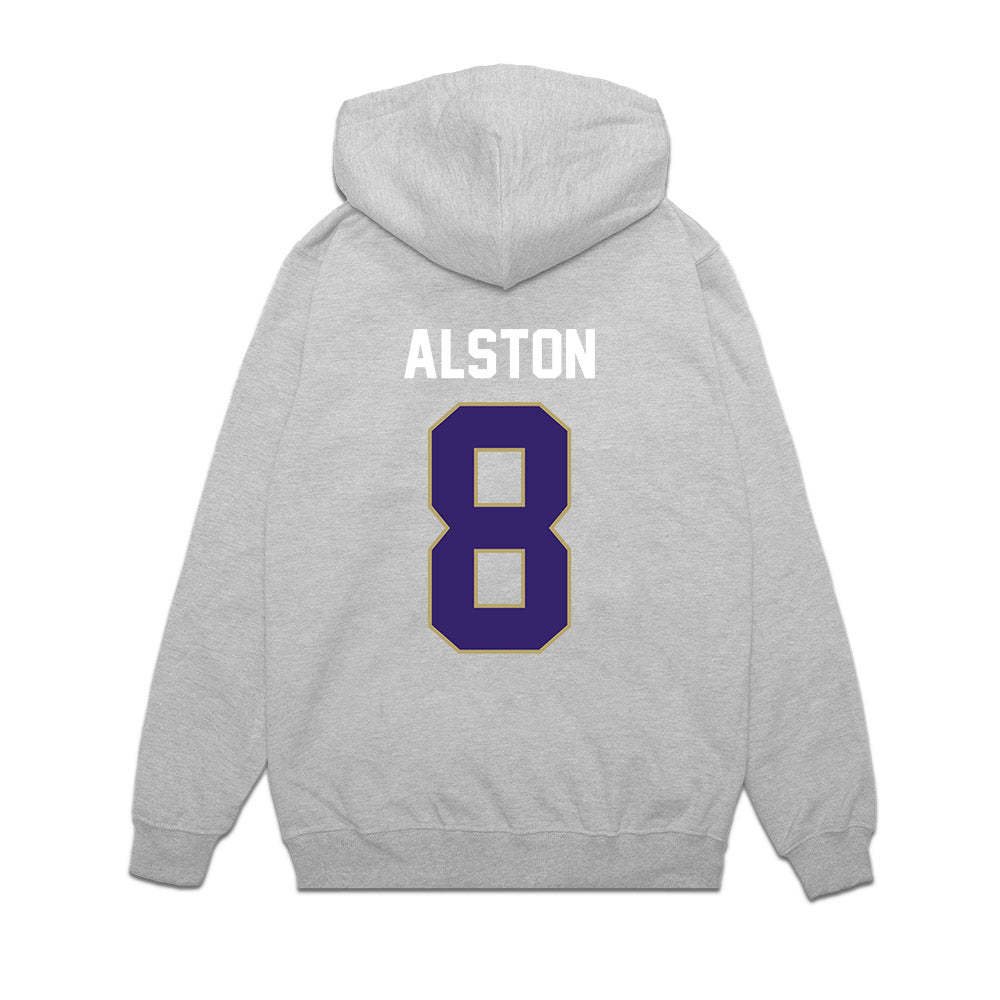 JMU - NCAA Football : Isaiah Alston - Vintage Football Premium Hooded Sweatshirt-1